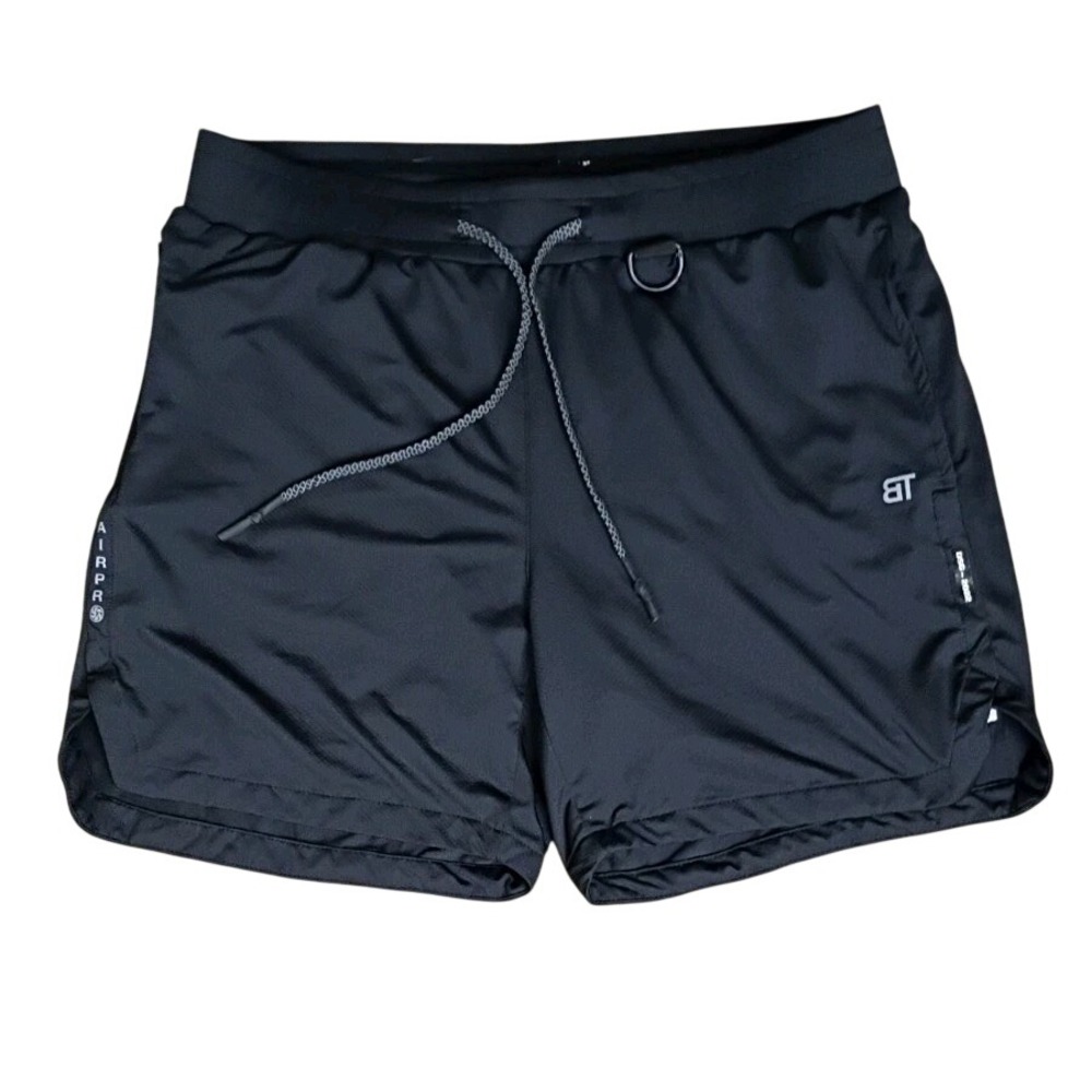Born Tough Air Pro 2 in 1 Men's Size XL Bodybuilding Liner Shorts Black